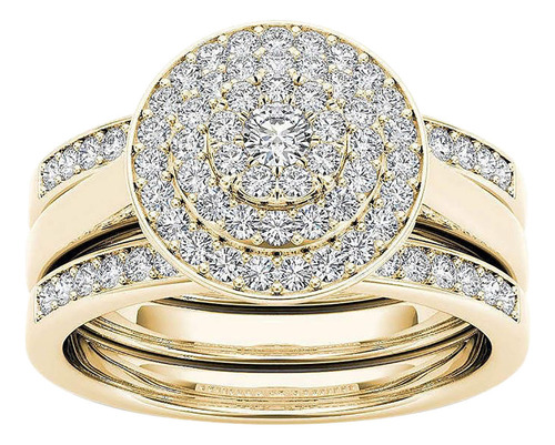 Mh Juego De Anillos 2 En 1 Para Mujer, Conjunto Desmontable