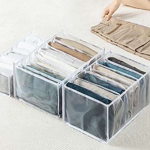 Imagen 6 de 7 de Organizador De Pantalones Jeans 7 Espacios X2 Unidades