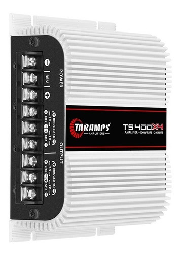 Imagem 2 de 6 de Modulo Amplificador Taramps Ts 400x4 Potencia 400w Digital