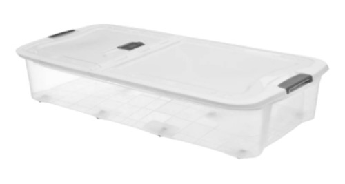 Caja Bajo Cama Ultraforte 71 Litros Con Ruedas