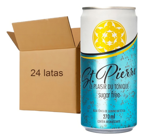 24x Tônica Sugar Free St Pierre 270ml