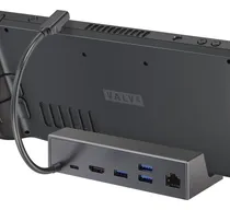 Comprar Steam Deck Dock, With 45w 6.6ft Charger,  6in1 Steam De...