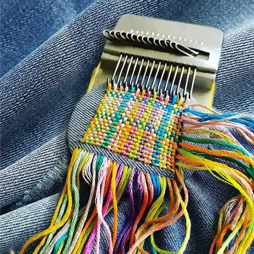.. Kit De Costura Para Tejer En Telar En Miniatura