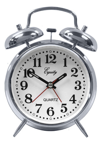Equity By La Crosse - Reloj Despertador Analogico Con Doble