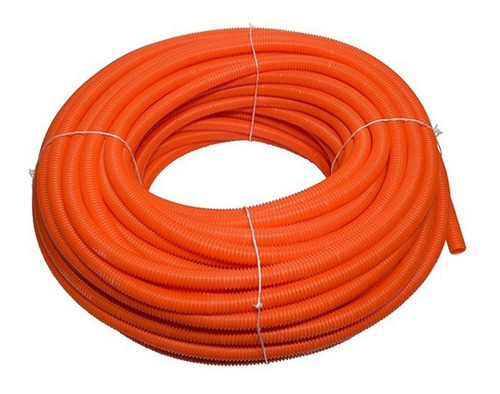 Rollo De 50mt Caño Corrugado Para Electricidad 25mm 1 PuLG 