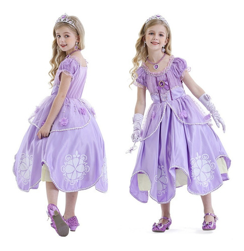 Vestido De Princesa Sofía, Disfraz Para Niñas | Meses sin intereses Vestido De Princesa Sofía, Disfraz Para Niñas | Meses sin intereses