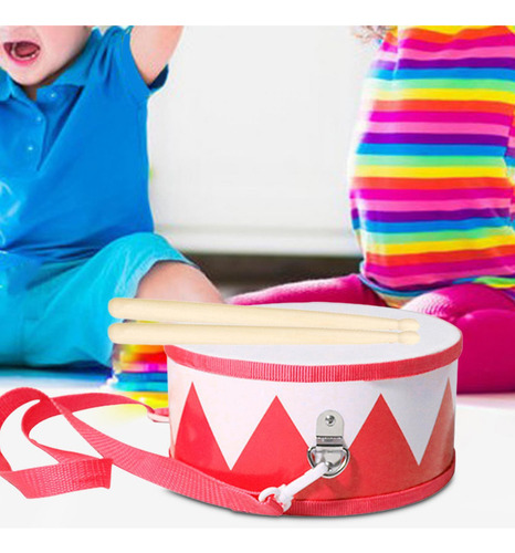 Juego De Tambor Para Niños De 8 Pulgadas, Tambor De Cintura