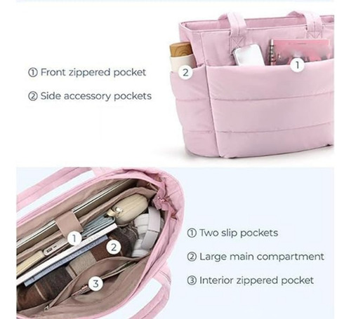 Ah Bolsa De Mano Grande Con Cremallera, Elegante Bolsa De