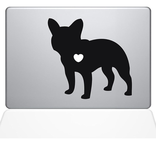 The Decal Guru I Love My French Bulldog Decal Vinyl Sticker,