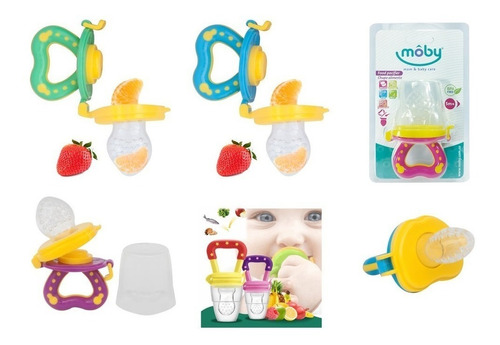 Chupo Chupete Alimento Para Bebe Fruta Mamila Silicona Moby