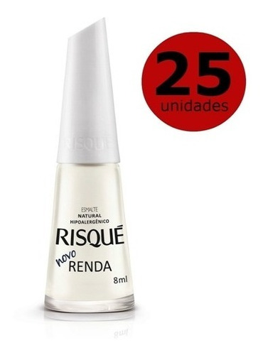 Risque Kit Esmalte Novo Renda Natural C/25