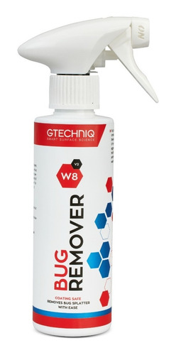 Gtechniq W8 Bug Remover, Removedor De Insectos 250 Ml