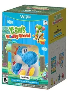 Yoshis Woolly World Mas Hilo Azul Yoshi Amiibo Wii U