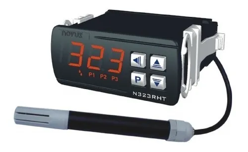 Controlador De Temperatura Y Humedad Novus N322-rht + Sensor