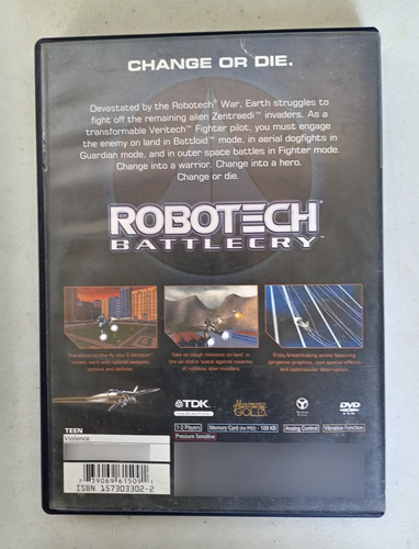 Robotech Battlecry Para Play 2 Formato Fisico Original (Usado)