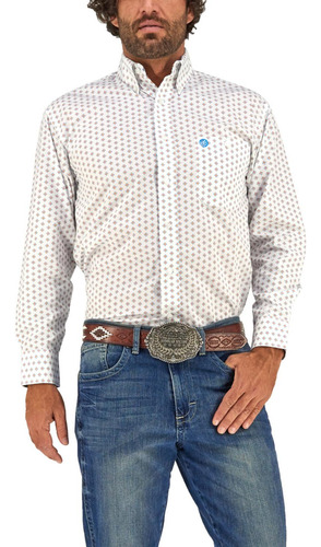 Camisa Vaquera Wrangler Hombre Manga Larga 757