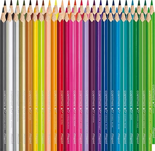 Maped Lápices De Color Triangular De Colorpeps 48 Paquete
