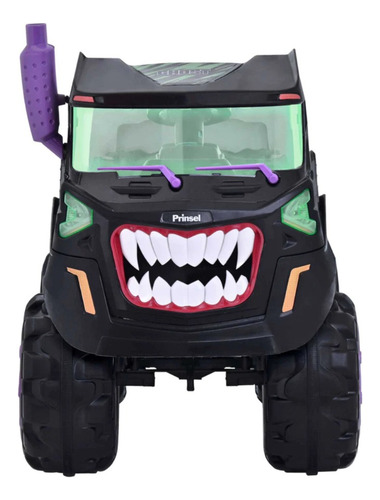 Camión Eléctrico Prinsel Monster Ghost Morado 12v