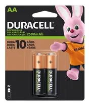 Comprar Duracell Pilas AA recargables NiMH, baterías de carga 900mAh 1.2V, 2 pilas