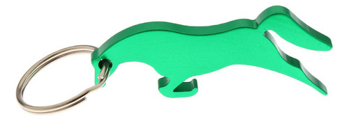 Stylish Horse Pattern Bottle Opener Keychain Bag Green