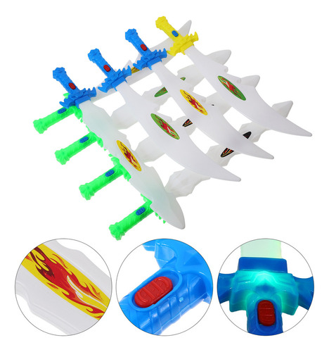 Juguetes Deportivos Para Niños Luminous Sword Toy, 8 Unidade