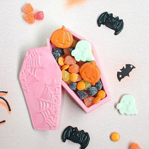 Set De 2 Moldes Placas Cofre Y Acces. Halloween Parpen Prya