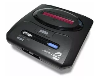 Console Sega Mega Drive 2 Standard cor preto