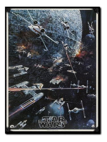 #1724 - Cuadro Decorativo Vintage - Star Wars Poster Retro 