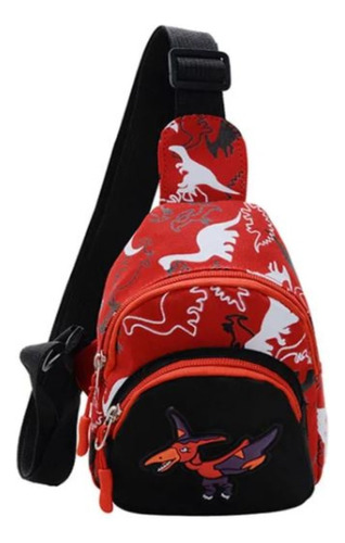 Morral Canguro De Dinosaurio Para Niños Con 2 Espacios