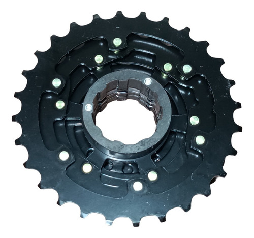 Cassete Shimano 7v Hg200 12/28 Dentes Preto 7 Velocidades