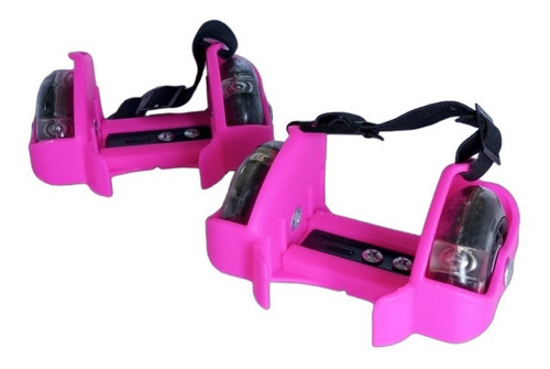Imagen 3 de 10 de Patines Ajustables 2 Ruedas Con Luces Led Multicolor