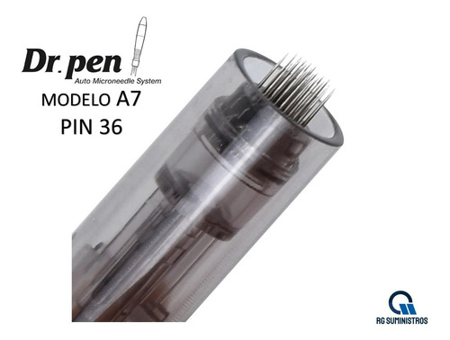 Aguja Repuesto Pin 36 Dermapen Dr Pen. Modelo A7, Pack 10und