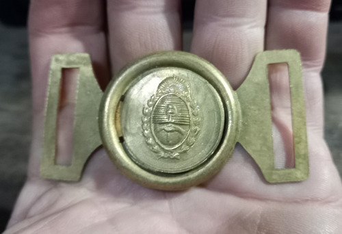 1 Antigua Hebilla Militar Ejercito Argentino Bronce 