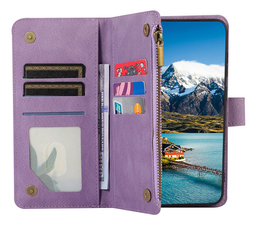 Funda Para Vivo Y20 Vivo Y20i, Estilo Cartera, Funda De Piel Con Cierre, Soporte, Pulsera Abatible