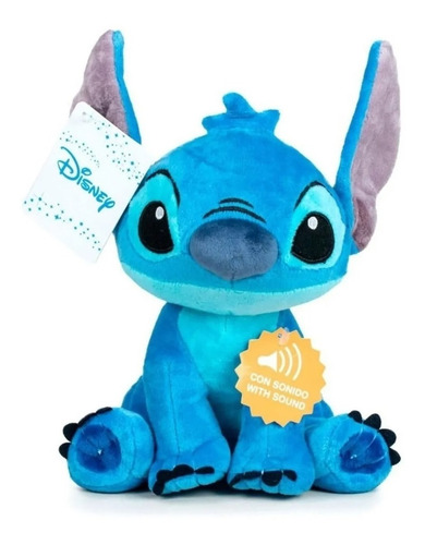 Imagen 1 de 3 de Peluche Stitch De Lilo & Stitch Con Sonido 30 Cm 8509 Edu