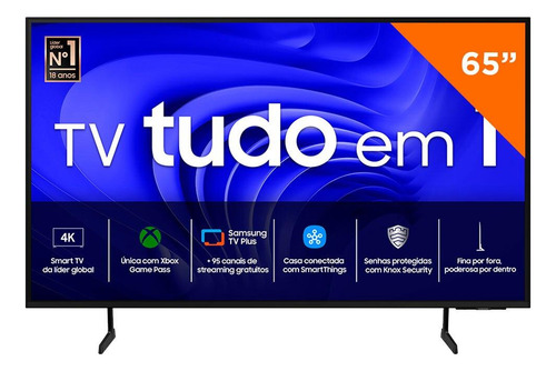 Smart Tv 65 Polegadas Samsung Crystal Uhd 4k Com Gaming Hub