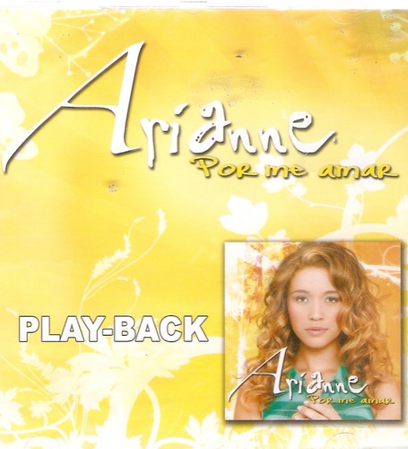 Cd Arianne - Por Me Amar - Play-back - Raro