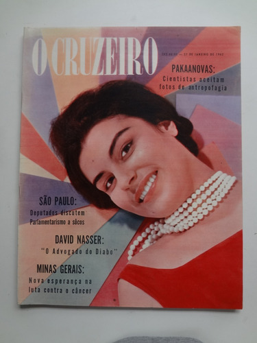 Revista O Cruzeiro 27 De Janeiro De 1962 Fernanda Montenegro