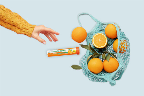 T&d Multivitamínico Efervescente Sabor Naranja 60 Dosis