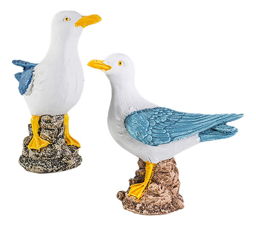 .. Estatua De Gaviota Estatuillas De Pájaros Escultura De
