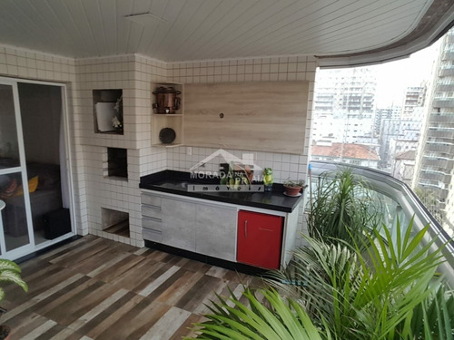 Imagem 6 de 30 de Apartamento Em Vila Guilhermina, Praia Grande/sp De 157m² 4 Quartos À Venda Por R$ 750.000,00 - Ap1911965-s