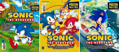 Sonic The Hedgehog - Arte A+B+C - Superpôster Game Master, de Editora Europa. Editorial Editora Europa, capa mole em português, 2022
