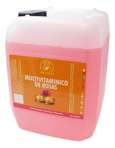 Tónico Facial Hidratante Multivitaminico De Rosas 20 Litros Momento De Aplicación Día/noche Tipo De Piel Todo Tipo De Piel