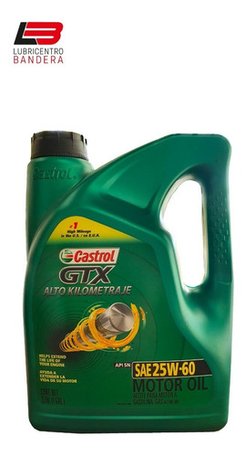 Castrol Gtx Alto Kilometraje 25w-60 3,78l