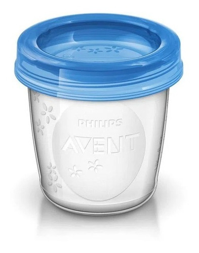 10 Vasos Contenedores De Leche 180ml Avent Philips