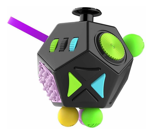 Moshnoly Fidget Cube Toys 12 Lados De Escritorio Dodecagon A