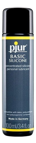 Lubricante De Silicon Pjur Basic Silicone 100 Ml Pjur Sabor Sin sabor