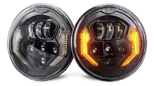 Faro Led 7inch Spot Blanco Naoevo Para Jeep