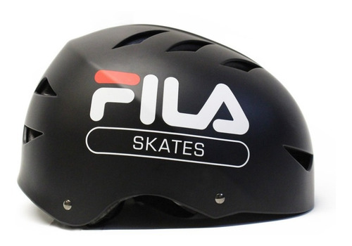 Casco Patines Fila Negro Pro Ajustable Talla Ch