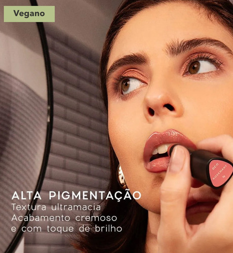 Batom Rosa Claro Cremoso Lipstick Cor Rosemary Océane Editio